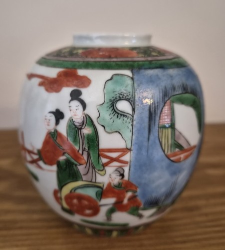 Antique chinese famille verte - famille,