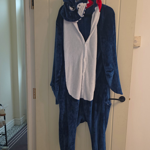 Unisex hooded shark - unisex, piece