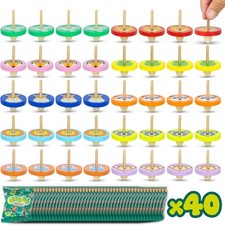 Wooden Spinning Top Animal