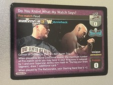 Do You Know What My Watch Says? (TB) (SS3)  Stone Cold - WWF/WWE Raw Deal - Rare