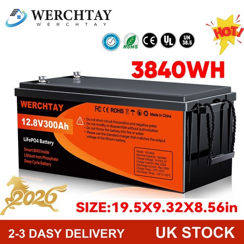 12v 300ah lifepo4 battery - 12v,