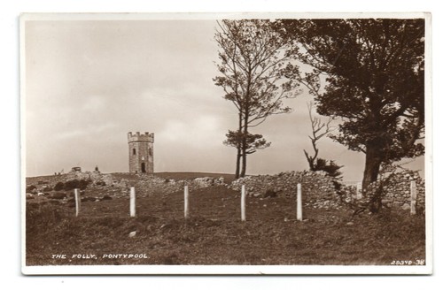 Antique postcard pontypool - antique,