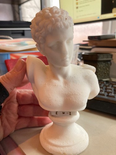 Hermes praxiteles bust - hermes, of