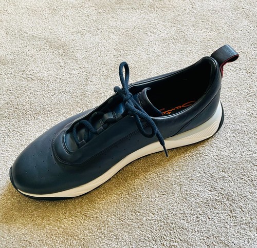 Santoni mens sneakers - sneakers, 9.5