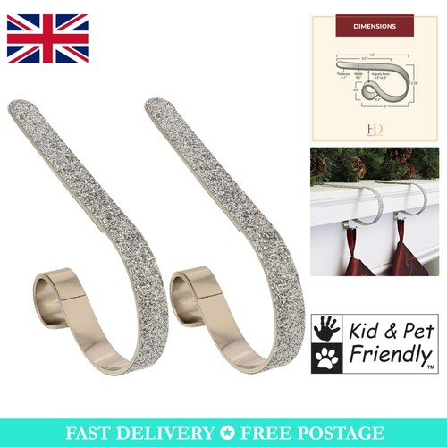Chic silver glitter - chic, stocking