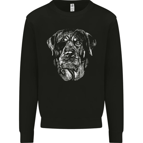 Dogs rottweiler with eye patch - rottweiler,