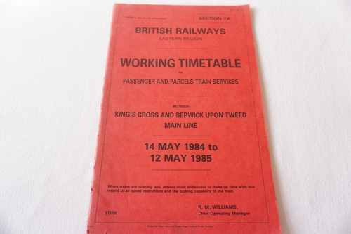 1984 eastern region - 1984, railway