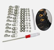 Shoe Lace  Hooks with Screwdriver Boot Hooks Lace Fittings  for Climbing Shoes