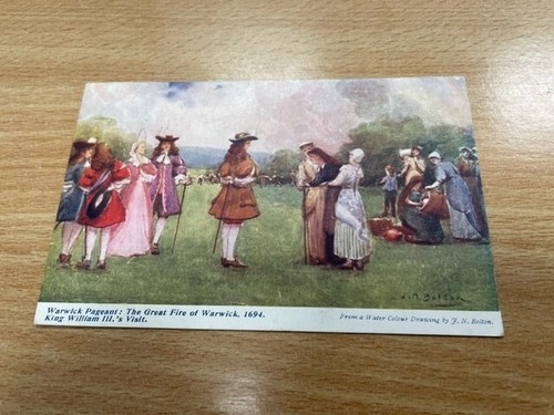 Postcard warwick peageant - -,