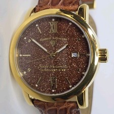 Swiss Legend Men's Gold Sandstone Swiss Automatic Watch 42mm