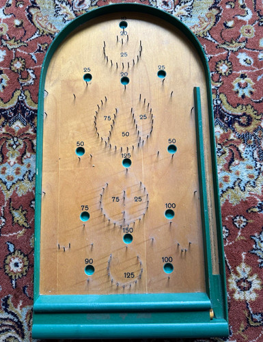 Vintage wooden bagatelle - vintage,