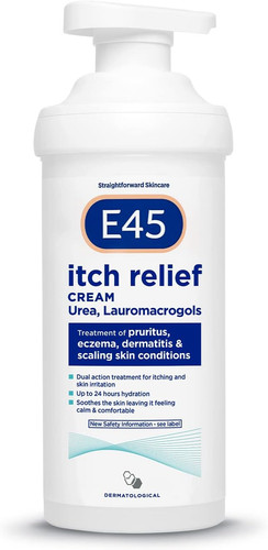 E45 itch relief cream - relief,