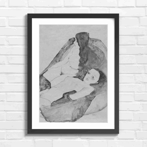 Egon schiele reclining nude - schiele,