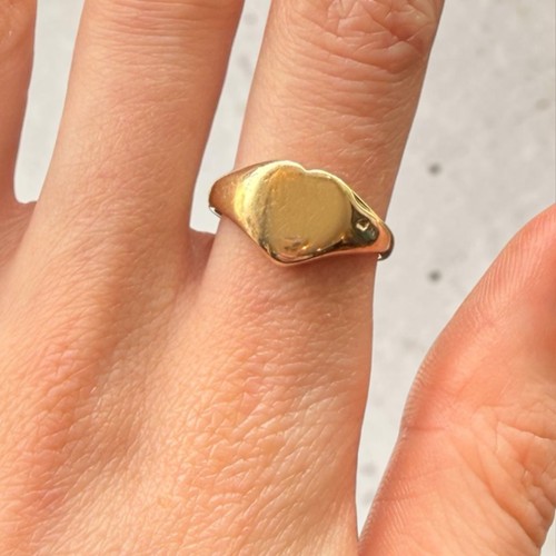 Antique 9ct gold heart - antique,