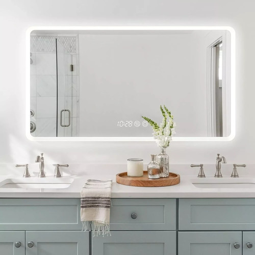 Led bathroom mirror with - led,