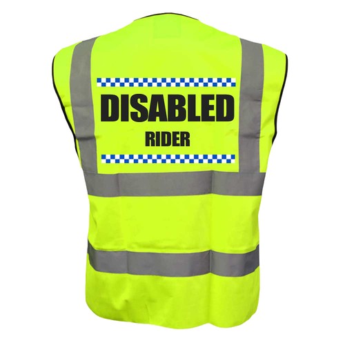 Sillitoe disabled rider - sillitoe, yellow