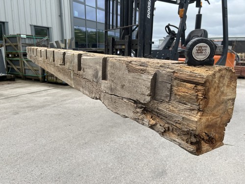 Reclaimed pine beam inglenook - beam,