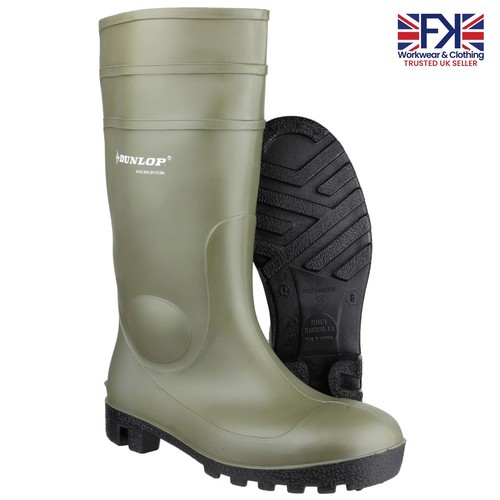 Dunlop safety work wellies - dunlop,