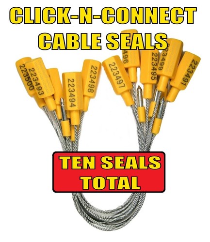 Cable lock security seals - cable-lock,