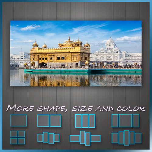 Golden temple in amritsar - golden,