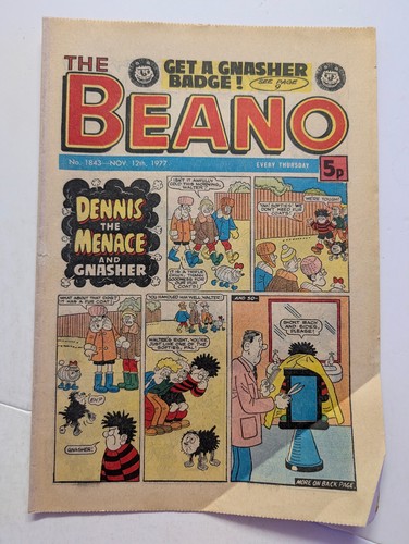 Beano comic 1843 - comic, no
