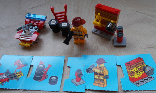 Lego fireman car - lego, the