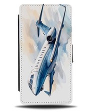Private Plane Flying Painting