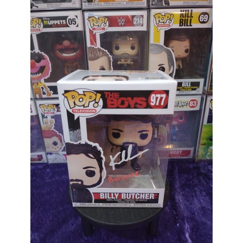 Billy butcher autographed - butcher,
