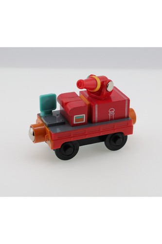 Chuggington fire wagon wooden - chuggington,
