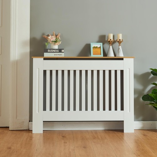 Modern slatted radiator cover - radiator,