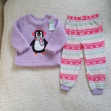Girls Fleece Pyjamas Age 3-4 Years Primark Brand New with Tags Free Postage