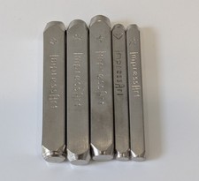 Set Of 5 ImpressArt Stamps 6mm 3mm Star Heart Paw Compass Lotus