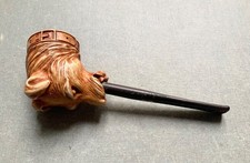 DOG HEAD Hand Carved Block