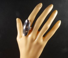 Ladies Large Statement Ring 925 Sterling Silver 8g UK Size T