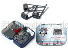 10x Genuine Demon Killer Violence Coils Tri-Twisted Clapton 0.35Ω RDA Kanthal