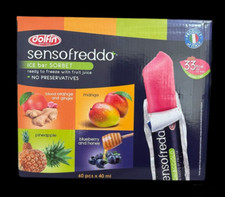 Sensofreddo Real Fruit Juice Ice Bar Sorbet Pack of 60 x 40ml [Free Postage]