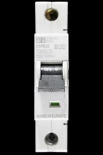 DORMAN SMITH 20 AMP CURVE B 10kA MCB CIRCUIT BREAKER X1PB20