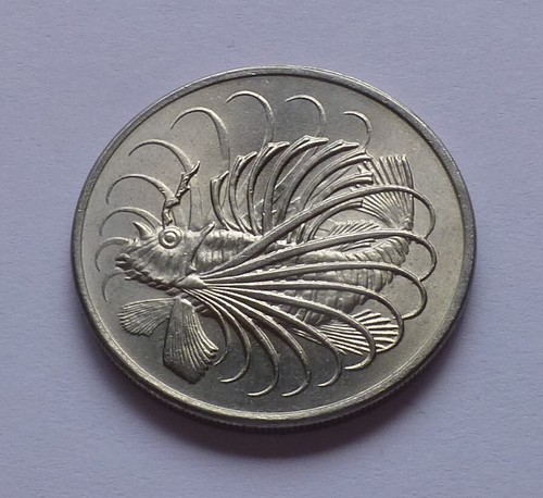 Singapore cents 1980 lion - cents,