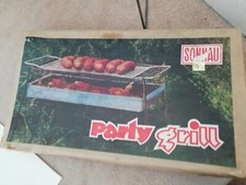 Vintage SONNA Portable CHARCOAL Party GRILL  -NEVER USED