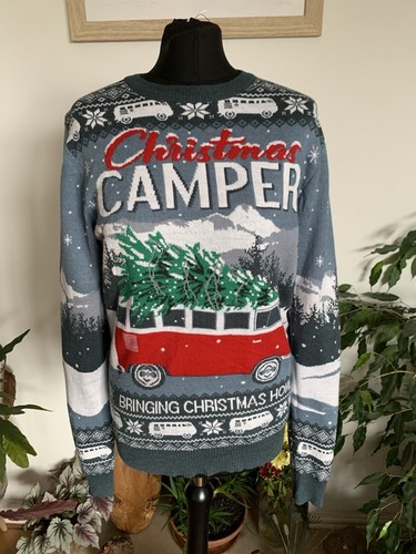 Camper christmas jumper tu - vw,
