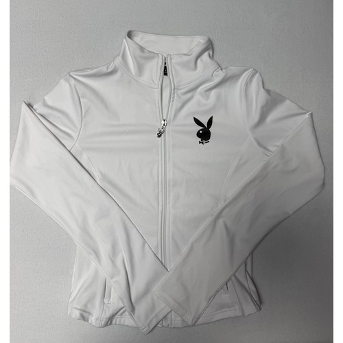 Playboy womens white - playboy, zip