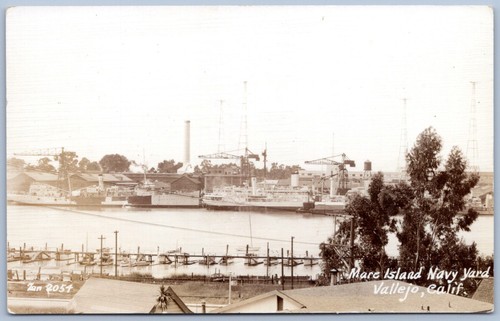 Postcard rppc vallejo - rppc, ca