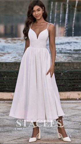 Stacees line satin wedding - stacees,