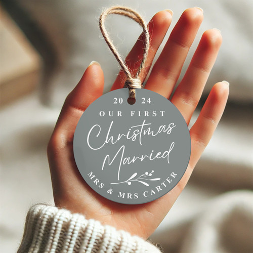 First christmas married - married,