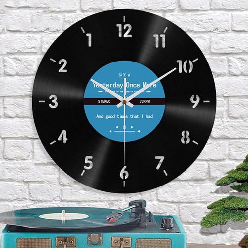 Backwards clock decorative - backwards,
