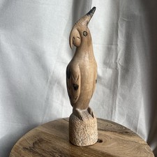 Vintage Hand Carved Wooden 13"