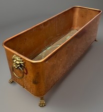 Large Antique Copper Planter /
