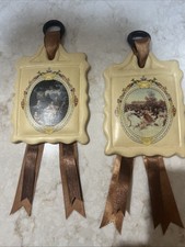 2 Vintage Ceramic Wall Plaques
