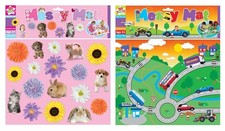 2 Kid's Messy Mats 105 x 85cm