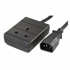 IEC PLUG (C14) TO SINGLE 13A